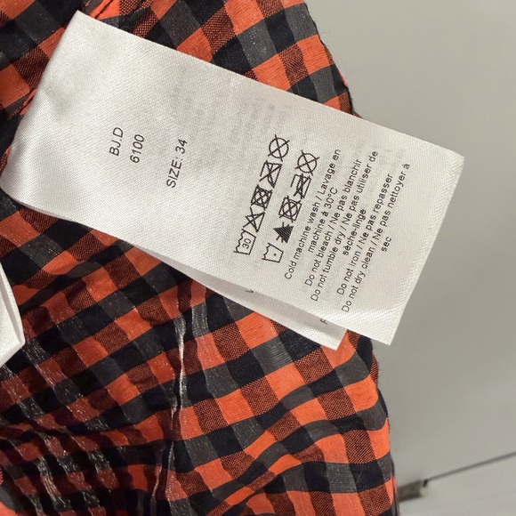 Ganni Checkered Red and Black Dress - Picture 4 of 4